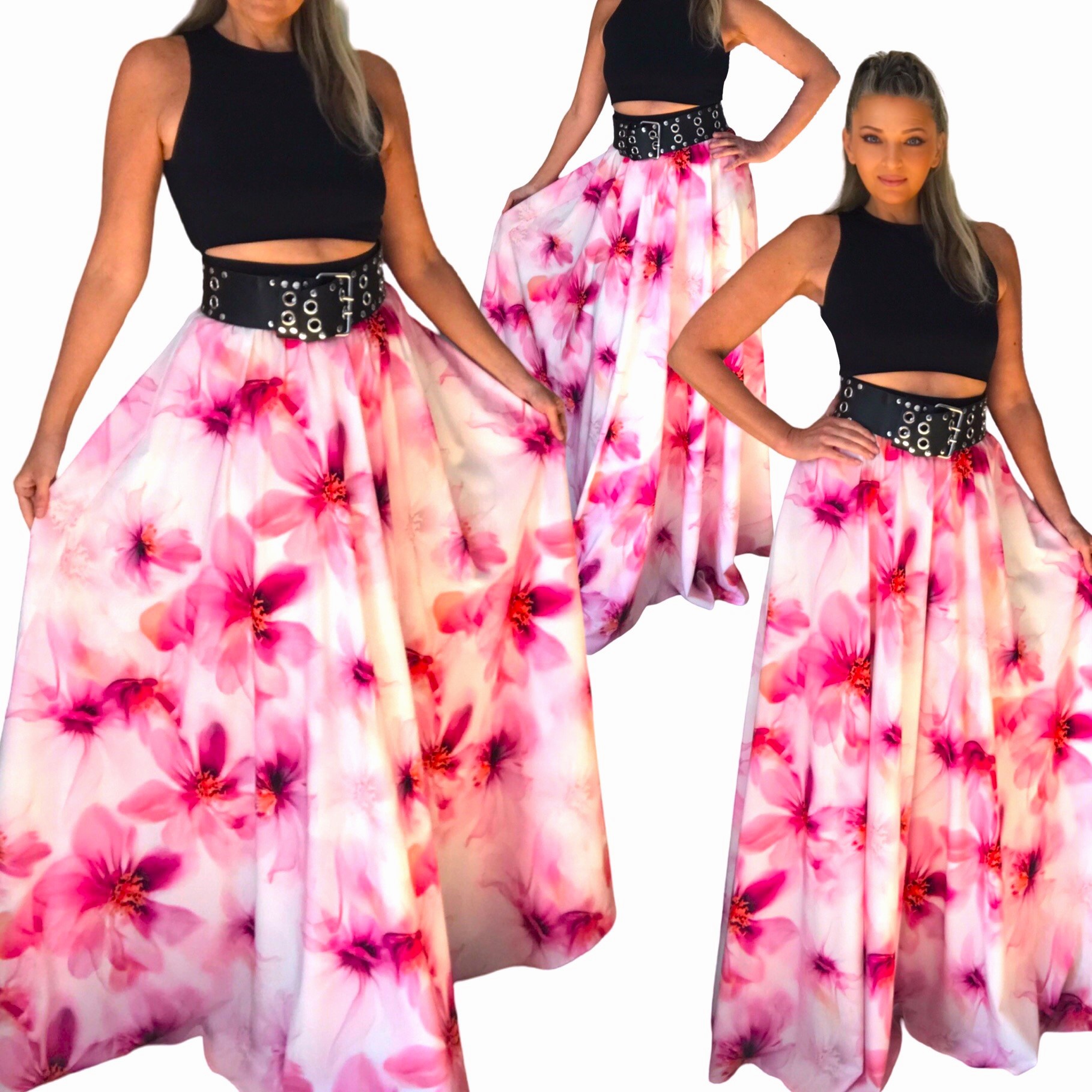 Dlouhá letní sukně - maxi sukně BOROS SK-L-PIN06